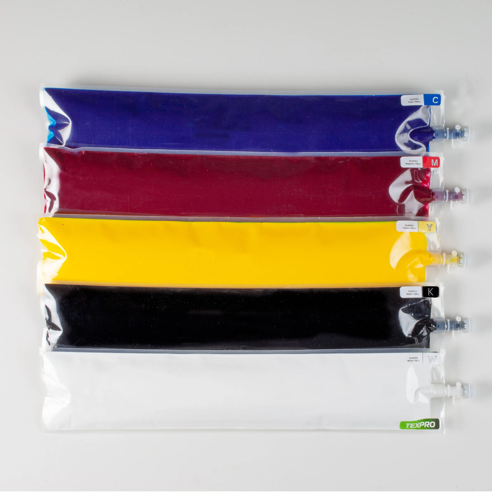 TexPro Ink Bags for Brother GTX + GTX Pro DTG/Textile Printers (700cc/ml)