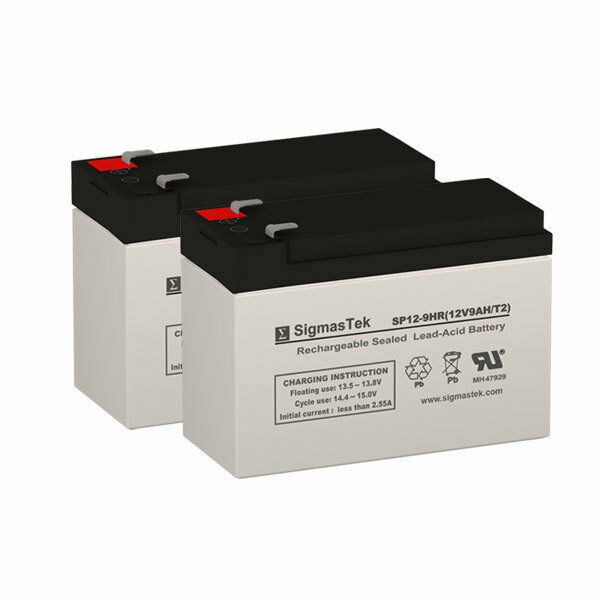 APC Back-UPS RS BR1500G UPS Replacement Sealed Lead Battery Set of 2 - 12V 9Ah