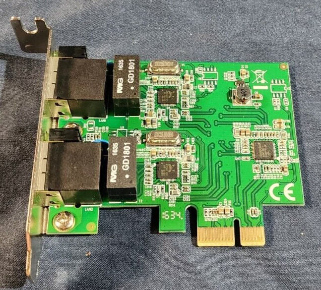 Syba SD-PEX24041 *Low Profile* Dual Port Gigabit NIC