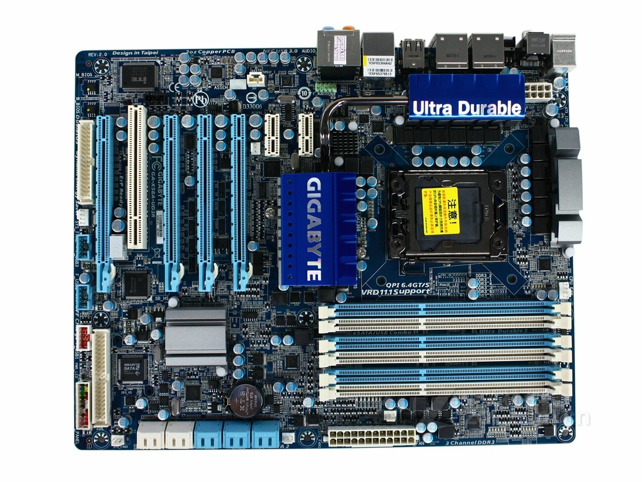 FOR Gigabyte Desktop  Intel X58 LGA1366 Motherboard GA-X58A-UD3R (rev2.0) TESTED