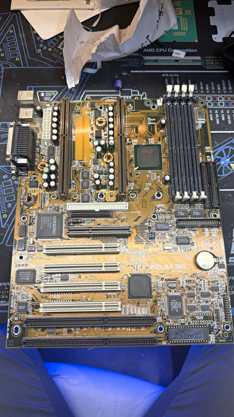 ASUS P2L97-DS 2X Slot 1 ATX Motherboard On-Board SCSI AGP PCI ISA SDRAM