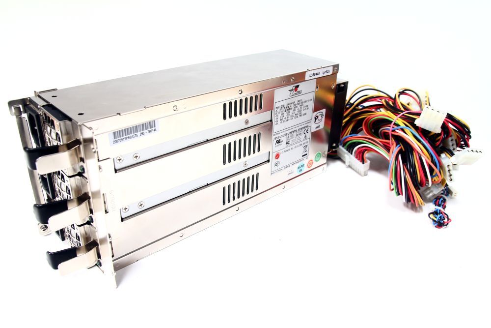 Emacs Zippy R3G-6650P 3U Redundant Server Power Supply PSU 3x GIN-6350P Power Supply