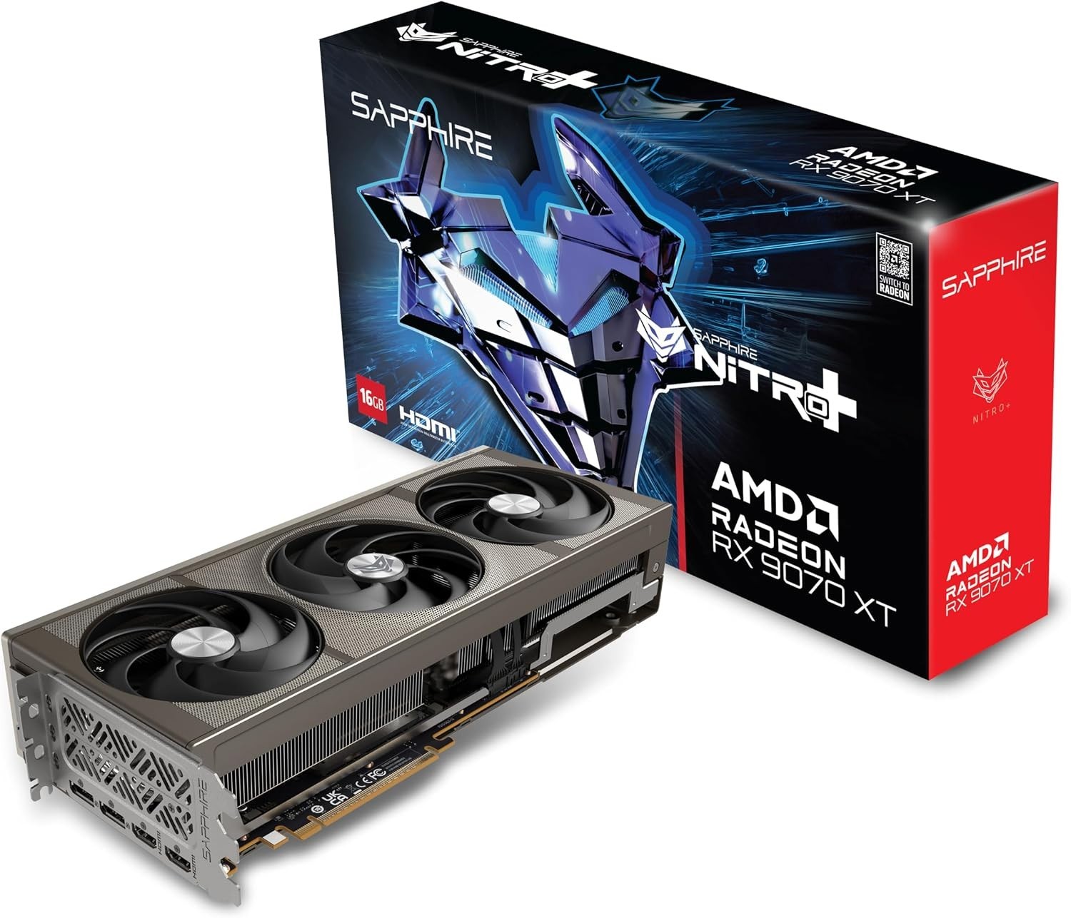 NIB Sapphire Nitro+ AMD Radeon RX 9070 XT 16GB OC GDDR6 4K GAME Graphics Card
