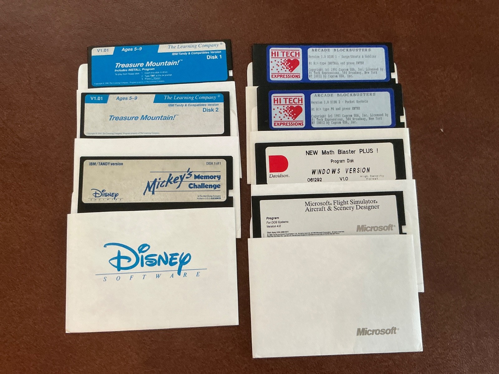 Vintage Windows Tandy Software 5.25" Floppy Disk Lot  Mixed As Is