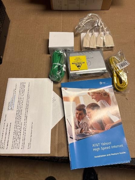 Motorola DSL Modem MSTATEA 2210 02 1022 ATT High Speed ethernet internet AT&T