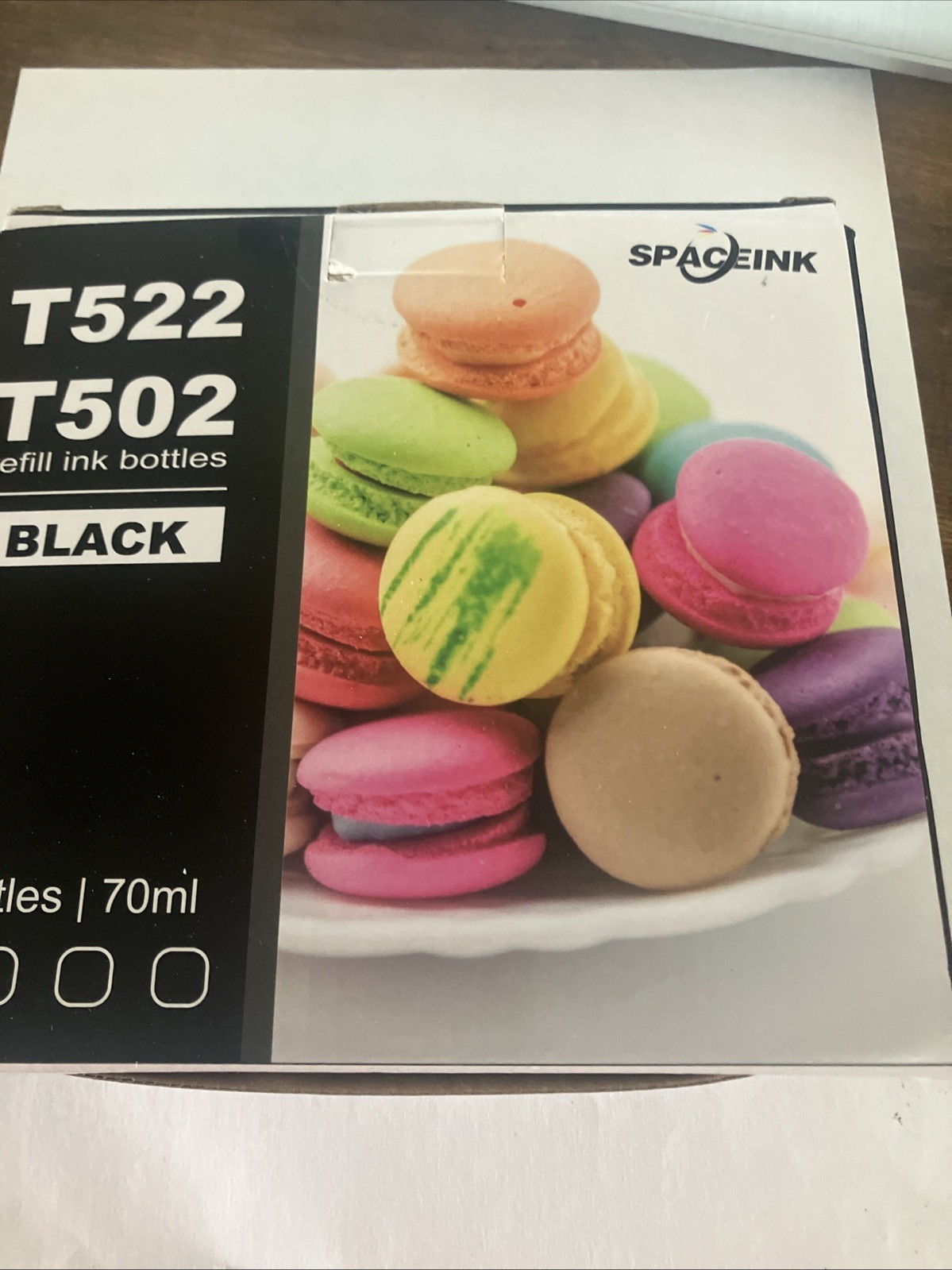 Spaceink T502 T522 Ink Refills Black for Ecotank ET-2720 ET-2760 ET-2800 ET-15