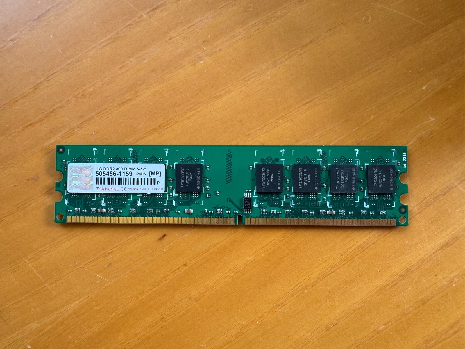 Transcend 1GB DDR2 PC2-6400 800MHz DIMM RAM Desktop - 505486-1159
