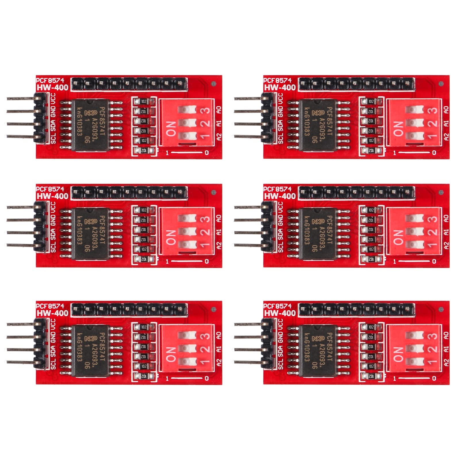 PCF8574 PCF8574T IO Expansion Board I2C IIC Expander Interface Module 6 PCS