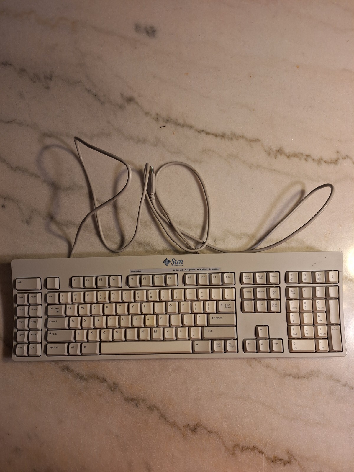 Sun Microsystems Type 7 USB Keyboard 320-1367-02 , UNIX