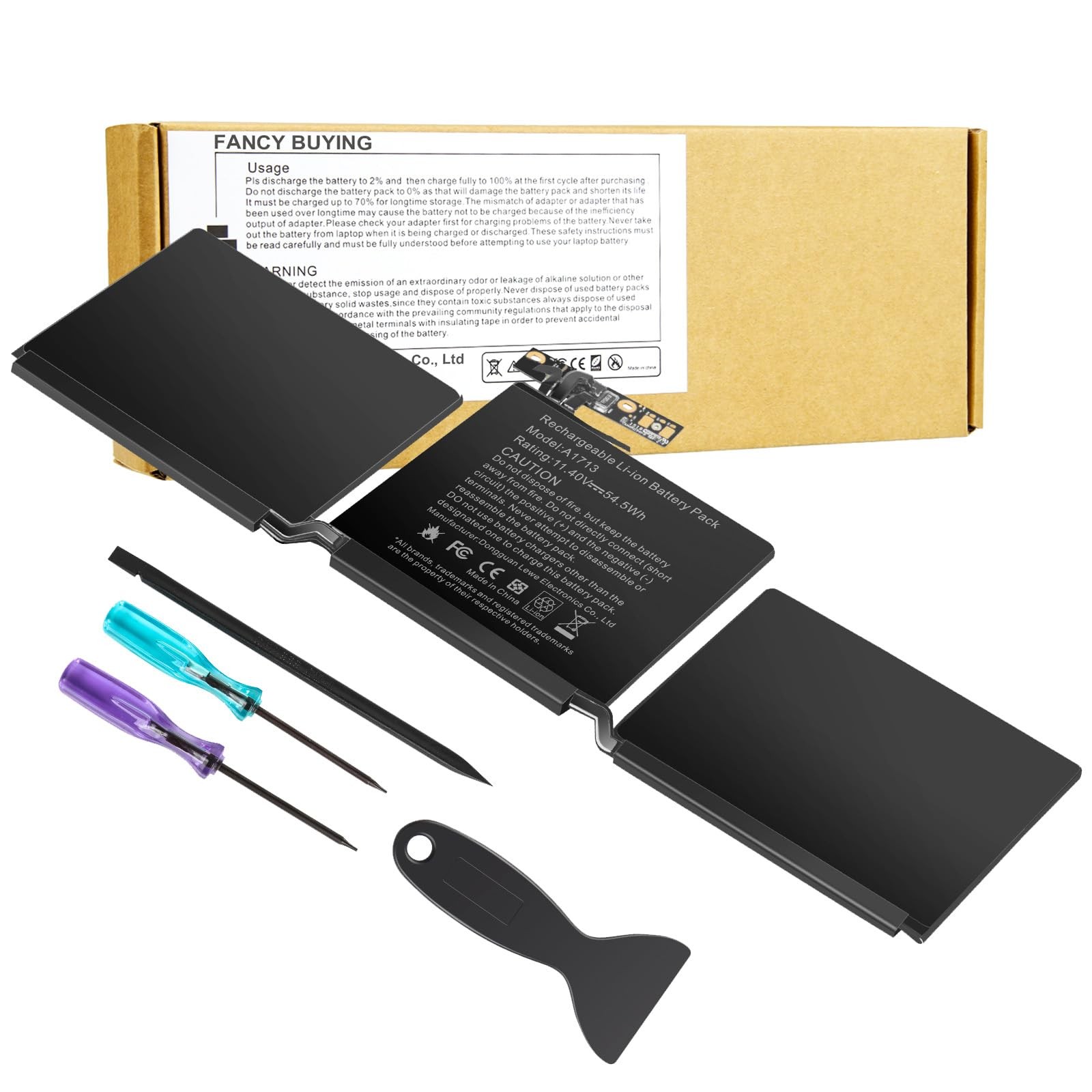 Fancy Buying Battery A1713 A2171 for MacBook Pro A2159 13 inch A2289 A2338