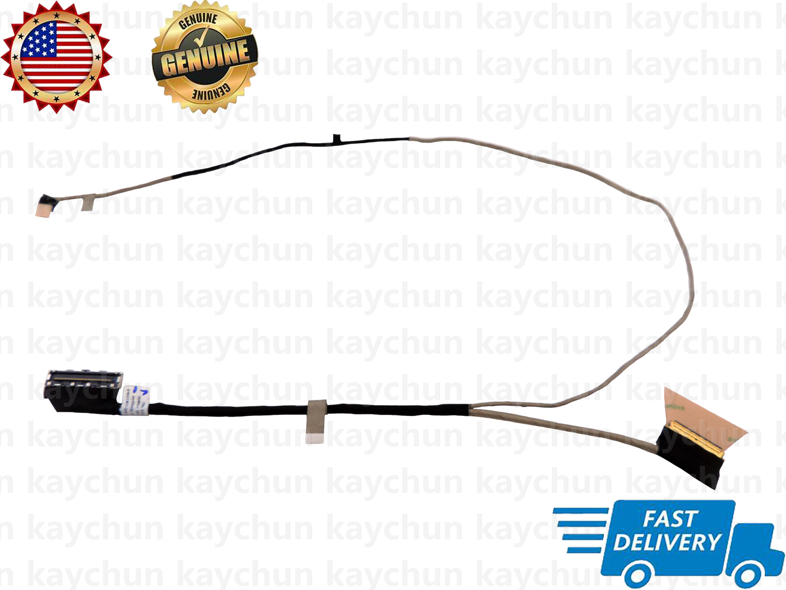 Original 6017B0585202 LVDS LCD Video Display Screen LCM Cable UHD 40pin
