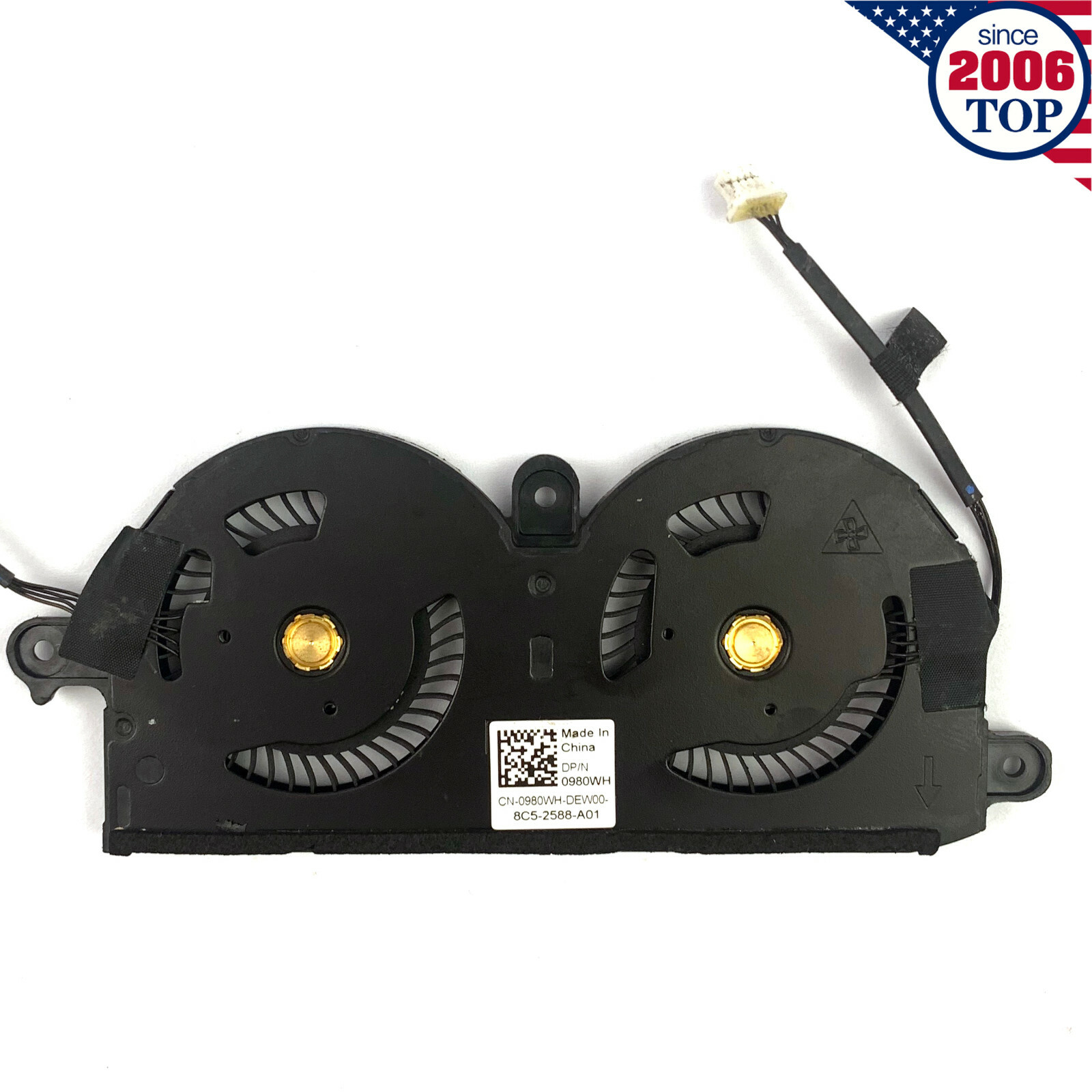 NEW Genuine CPU Cooling Fan For Dell XPS 13 9370 9380 0980WH 980WH ND55C19-16M01