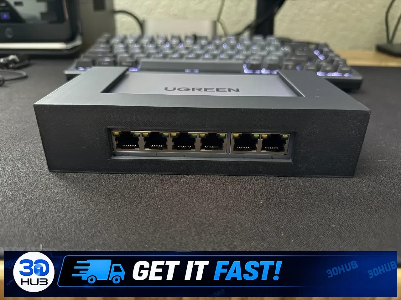 UGreen 6-Port POE Switch Wall Mount Bracket