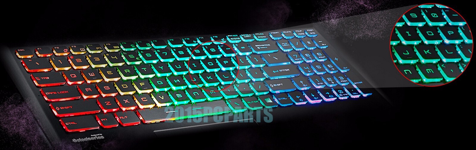 New MSI GT62VR 6RE GT62VR 7RE Dominator Pro Full RGB Backlit Keyboard Crystal US