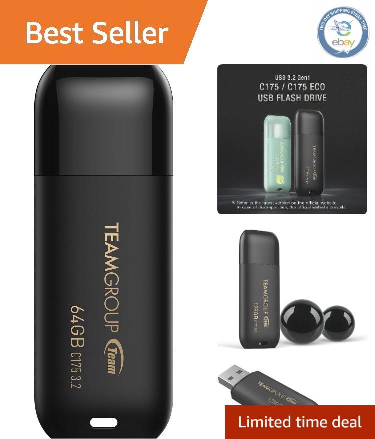 Portable 64GB USB 3.2 Gen1 Flash Drive – Effortless Data Transfer & Storage