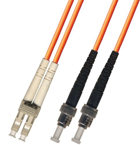 250M Multimode Duplex Fiber Optic Cable 62.5/125 LC ST Orange Patch Cable