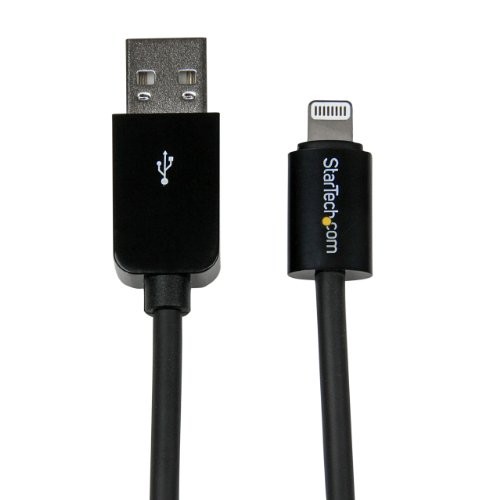 StarTech USBLT2MB 2m Black USB Cable for Apple 8-pin