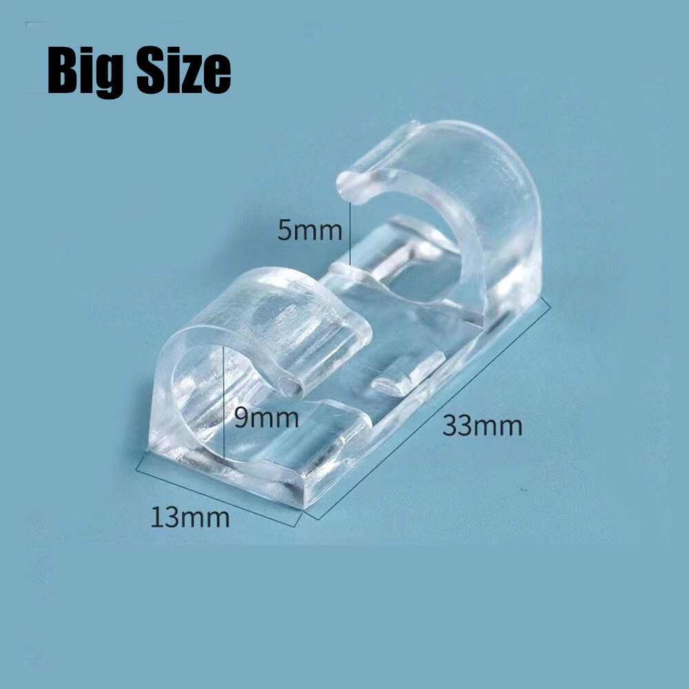 20-60Pcs Self Adhesive Cable Management Clips,Cable Organizers Sticky Wire Clips