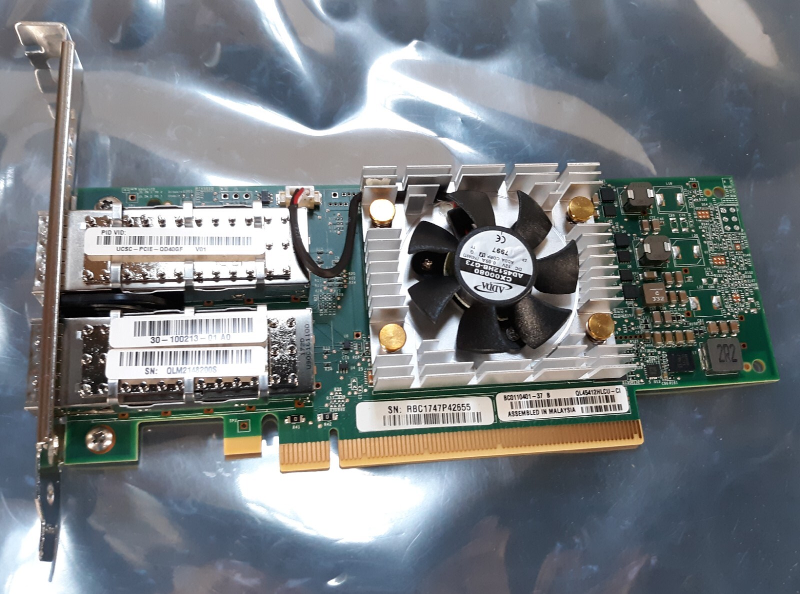 Qlogic UCSC-PCIe-QD40GF V01 QL45412HLCU-CI Network Interface Card NEW *OB*