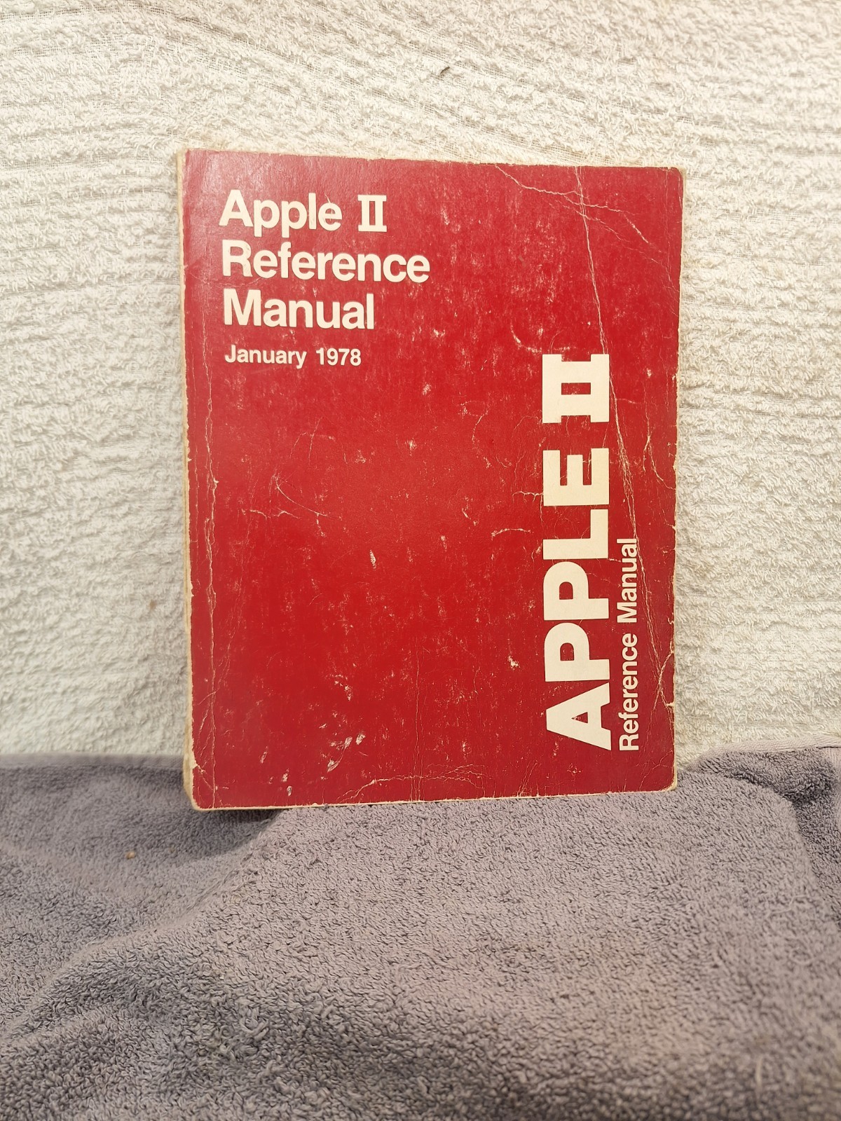 Vintage Apple II Reference Manual January 1978 Red Book 030-0004-00 