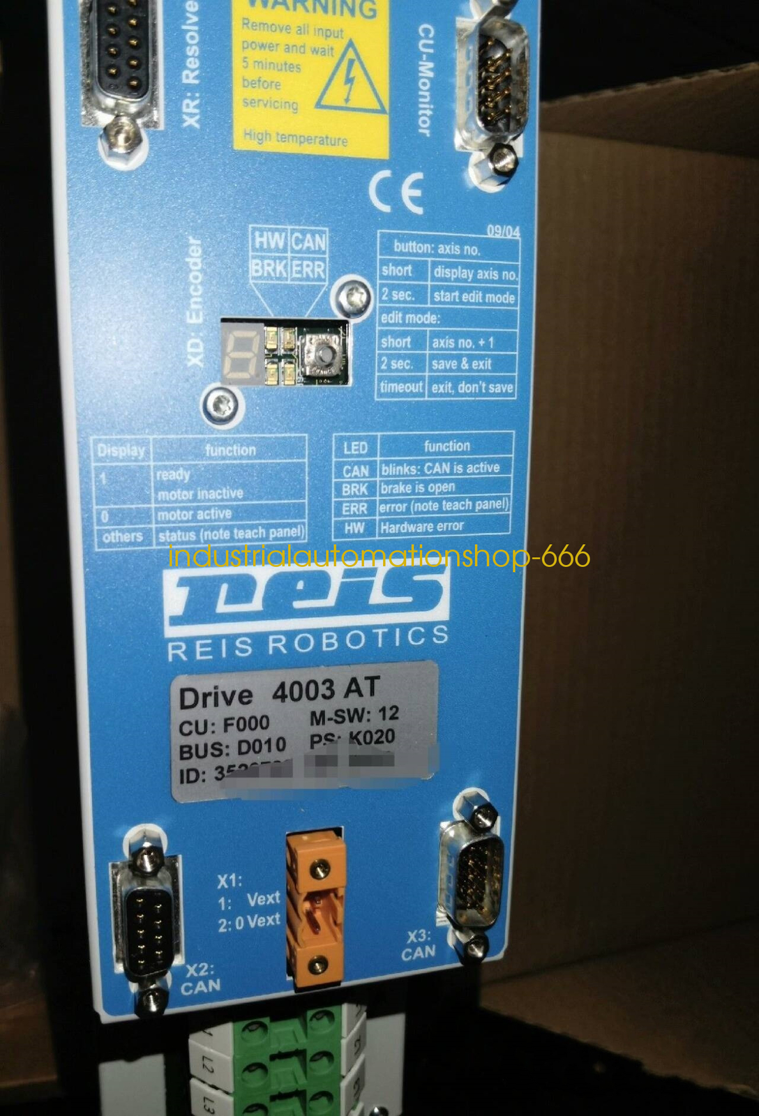 1PC NEW Reis 4003AT 4003 AT Robot driver Via DHL or FedEX