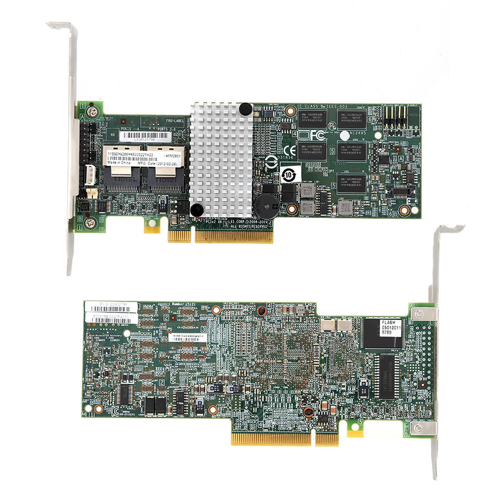 M5015 Megaraid 9260‑8i / SAS Controller 6G PCIe X8 For LSI 46M0851