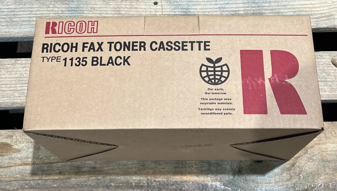Genuine Original Ricoh 430222 Type 1135 Black Toner Cartridge For H191-72