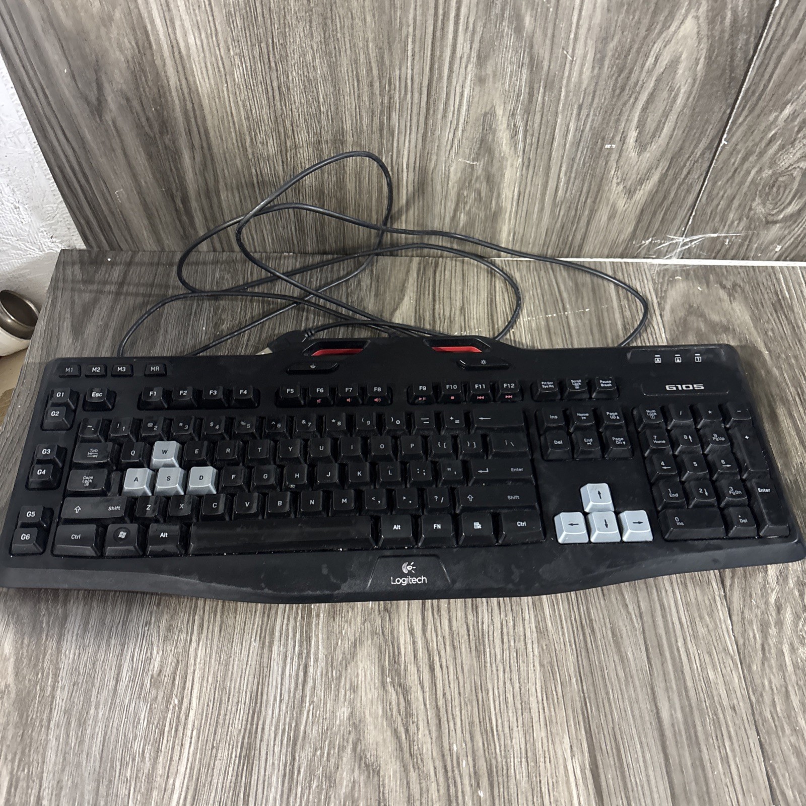 Logitech G105 Mechanical Wired Gaming Keyboard Model Y-U0013 #Y3