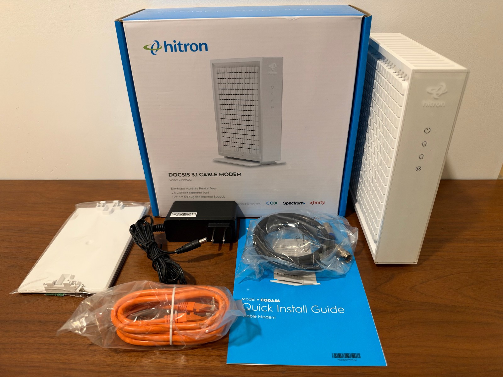 Hitron CODA56 DOCSIS 3.1 Cable Modem 2.5Gbps - Comcast Cox Spectrum