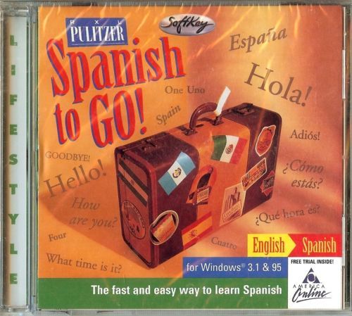 RXL Pulitzer Spanish to Go CD-ROM for Windows 3.1 & 95 (SoftKey, 1996) NEW  #21