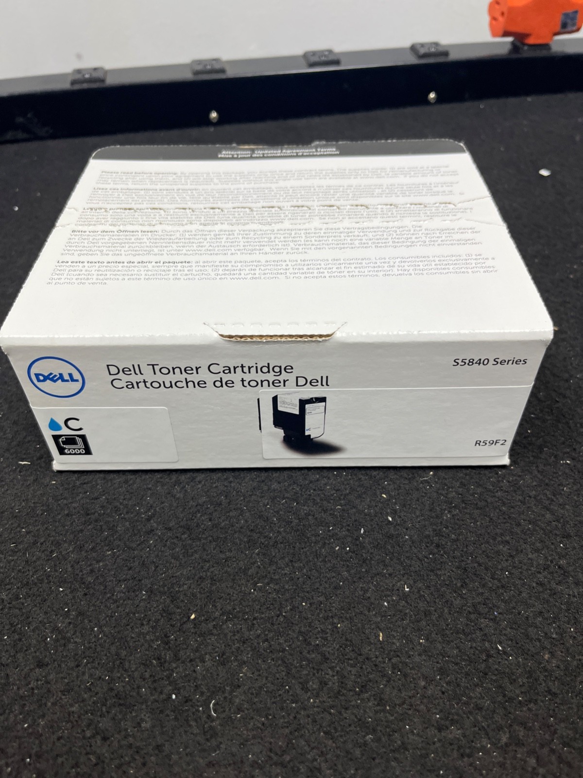 Genuine Dell R59F2 High Yield Cyan Toner Cartridge S5840 Series - NEW