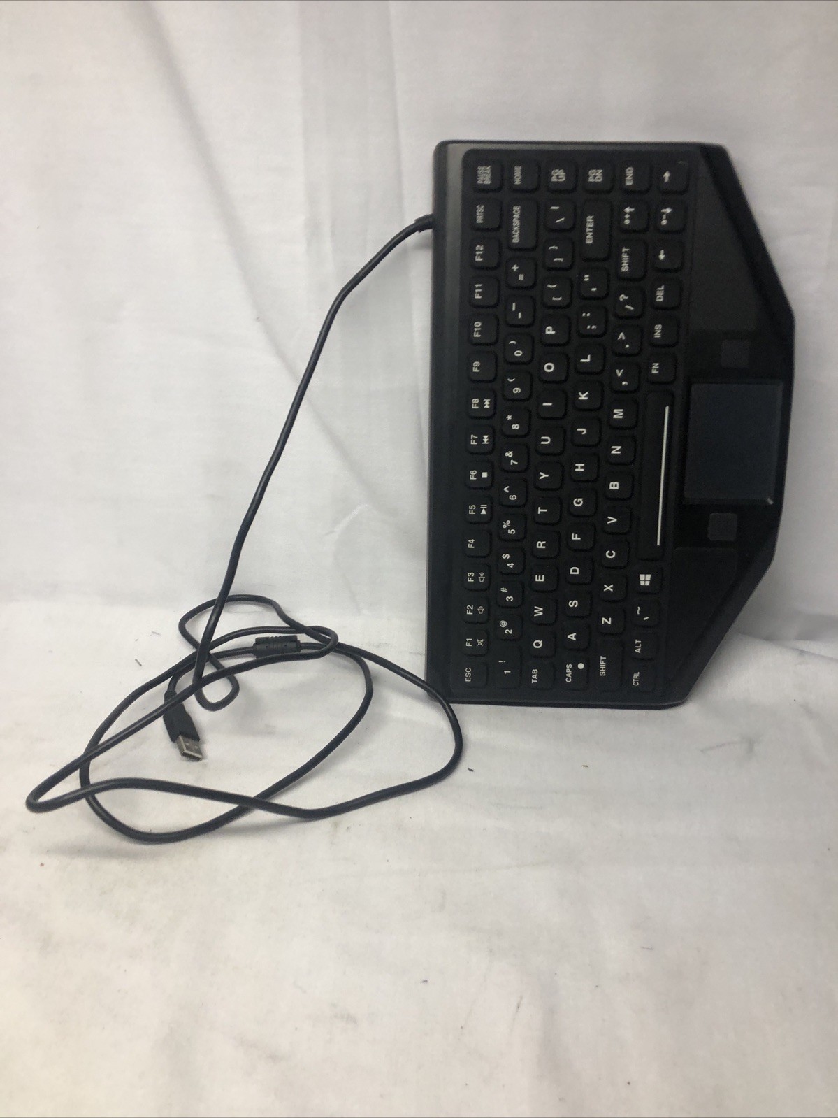 TG3 KBA-BLTXR-USNNR-US Rugged Backlit USB Touch Pad Keyboard Car Auto