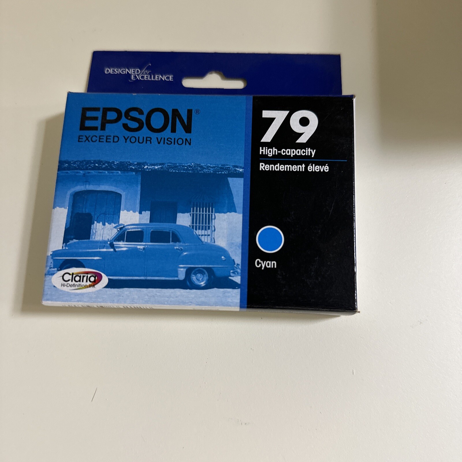 Epson 79 Cyan Blue Ink Cartridge High Capacity C13T079220 Genuine New Sealed Exp