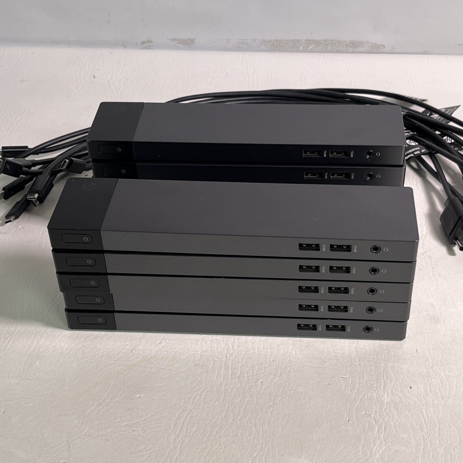 LOT OF 6x OEM HP Elite Thunderbolt 3 Dock/HP ZBook HSTNN-CX01 W/Cable