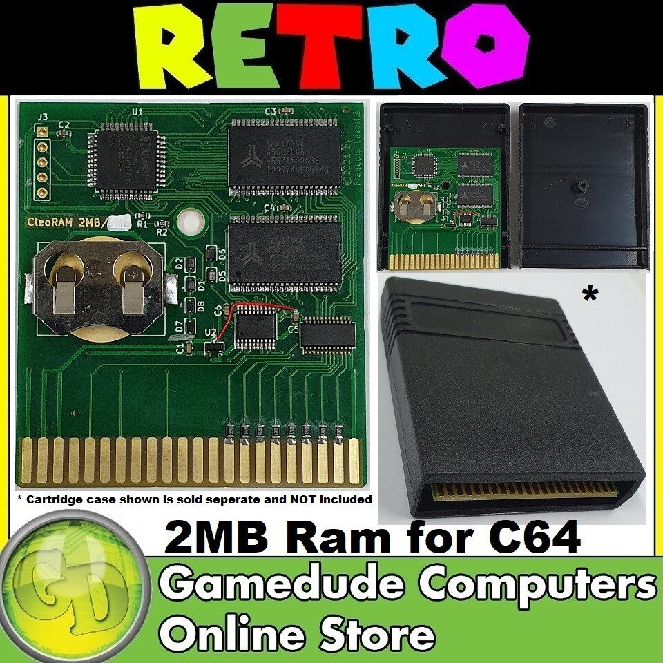 CLEORAM 2mb RAM C64/C64c/SX-64/C128/C64Reloaded MK1 & MK2/Ultimate 64 [03]