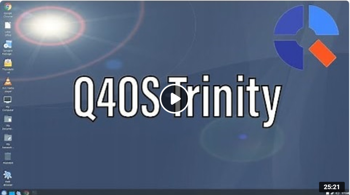 Linux Q4OS Aquarius Andromeda 6.2 64bit lAMD64 DVD canada only