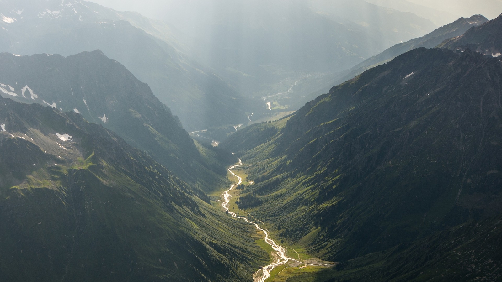 Landscape mountains switzerland nature Custom Gaming Mat Desk