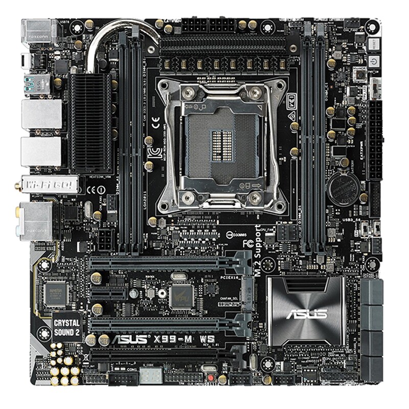 For ASUS X99-M WS LGA2011 DDR4 M-ATX Motherboard