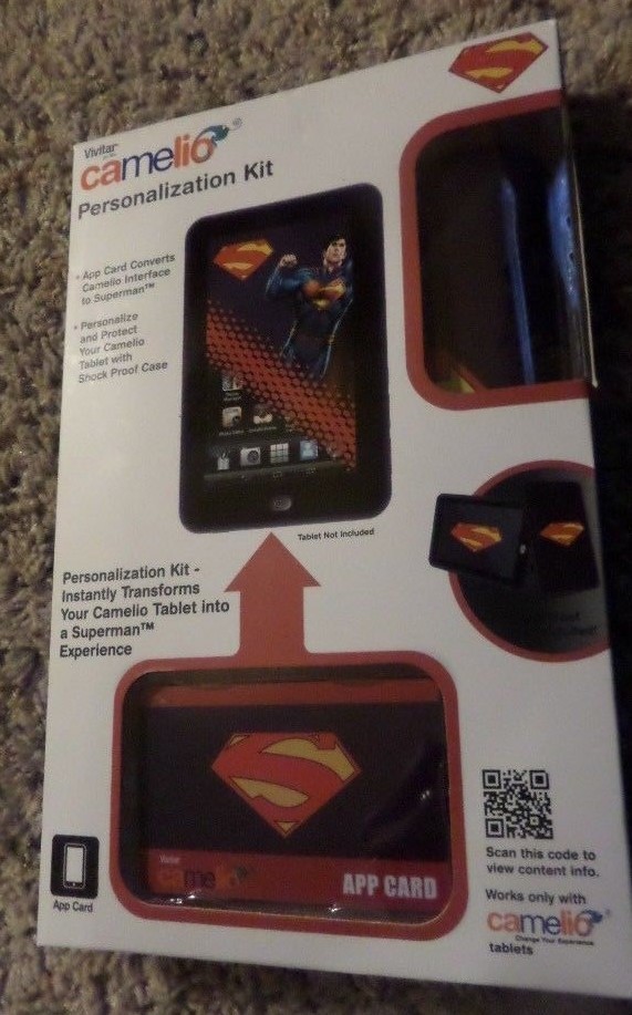 Vivitar Camelio Superman Personalization Kit New in the Box MSRP $29 