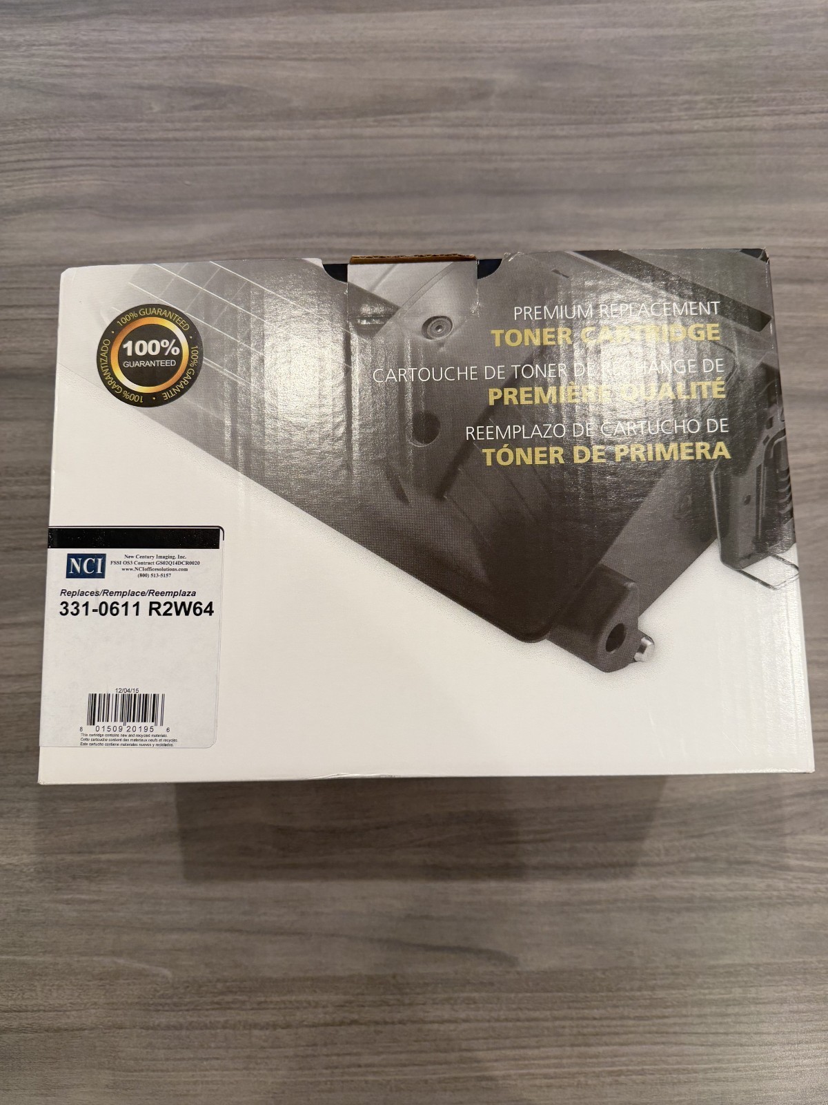 Office Depot Reman Toner Dell 331-0611 R2W64 2355DN Black Sealed