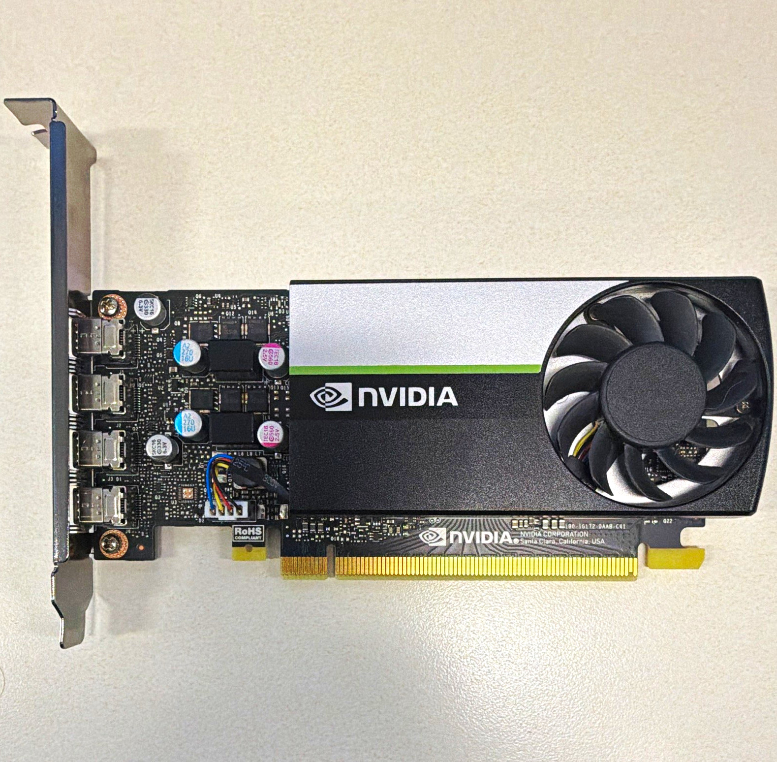 NVIDIA Quadro T600 4GB GDDR6 SFF PCIe x16 Graphics Card Mini DisplayPort