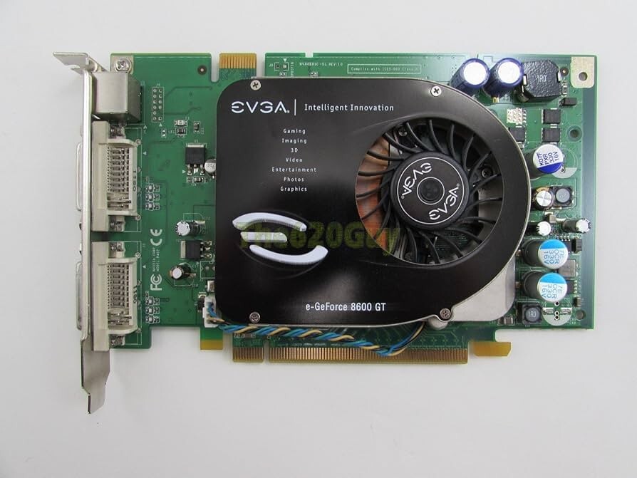 EVGA e-GEFORCE 8600GT 512MB DDR3 GRAPHICS CARD