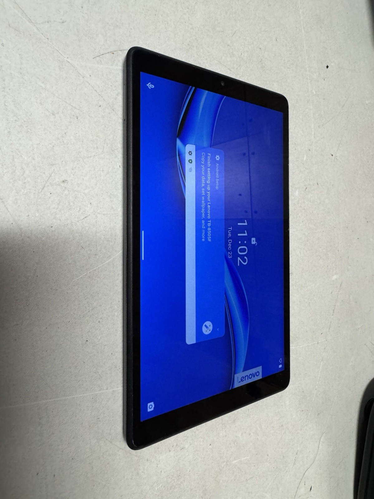 Lenovo TB-8505F 8” Tablet Grubhub Locked Android Setup – For Parts/Repair
