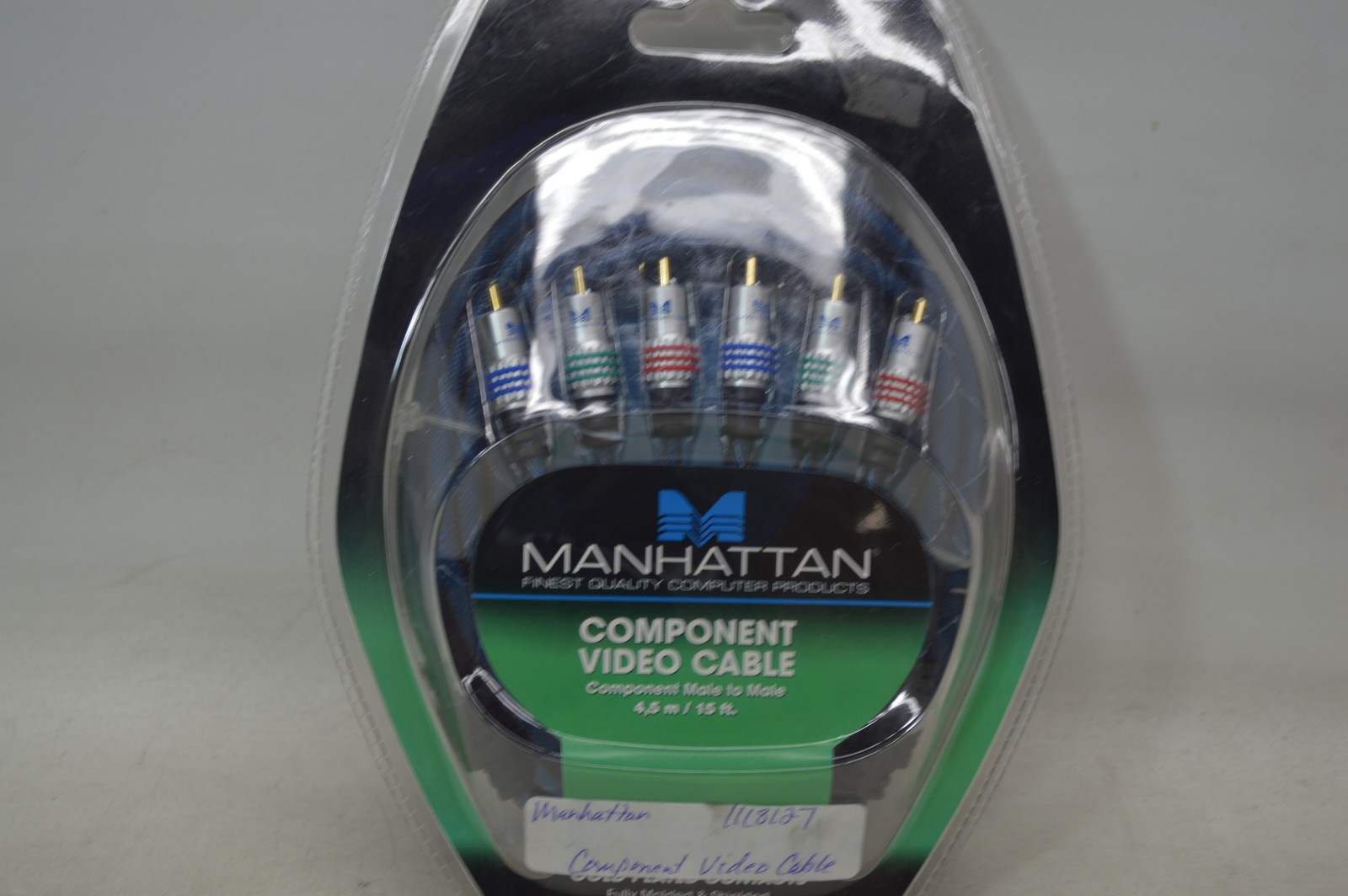 Manhattan Component Video Cable Component Male to Male 4,5 m / 15 ft. New Unused