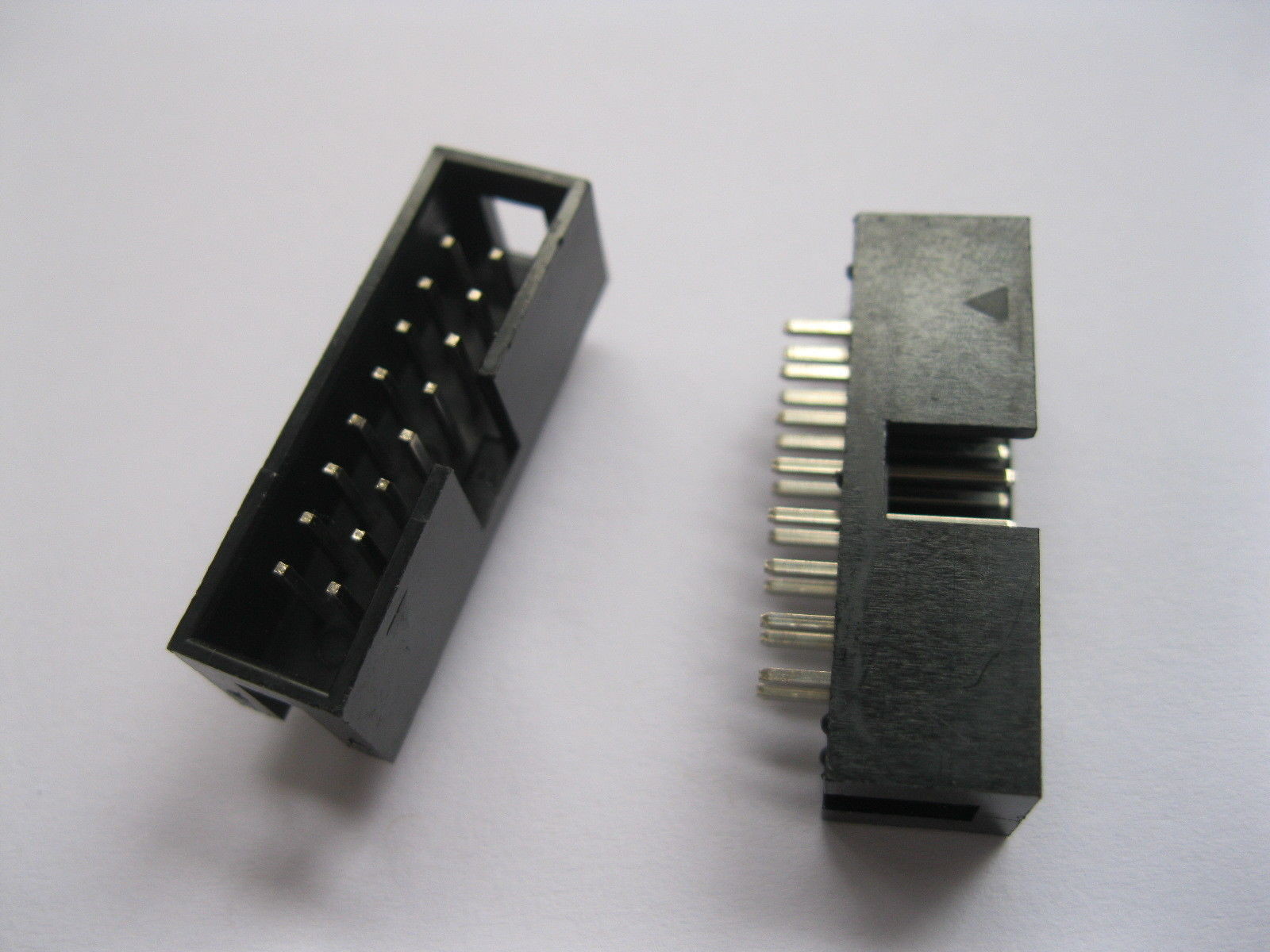 50 pcs 16 PIN Male Box Header Connector 2.54mm Pitch NEW