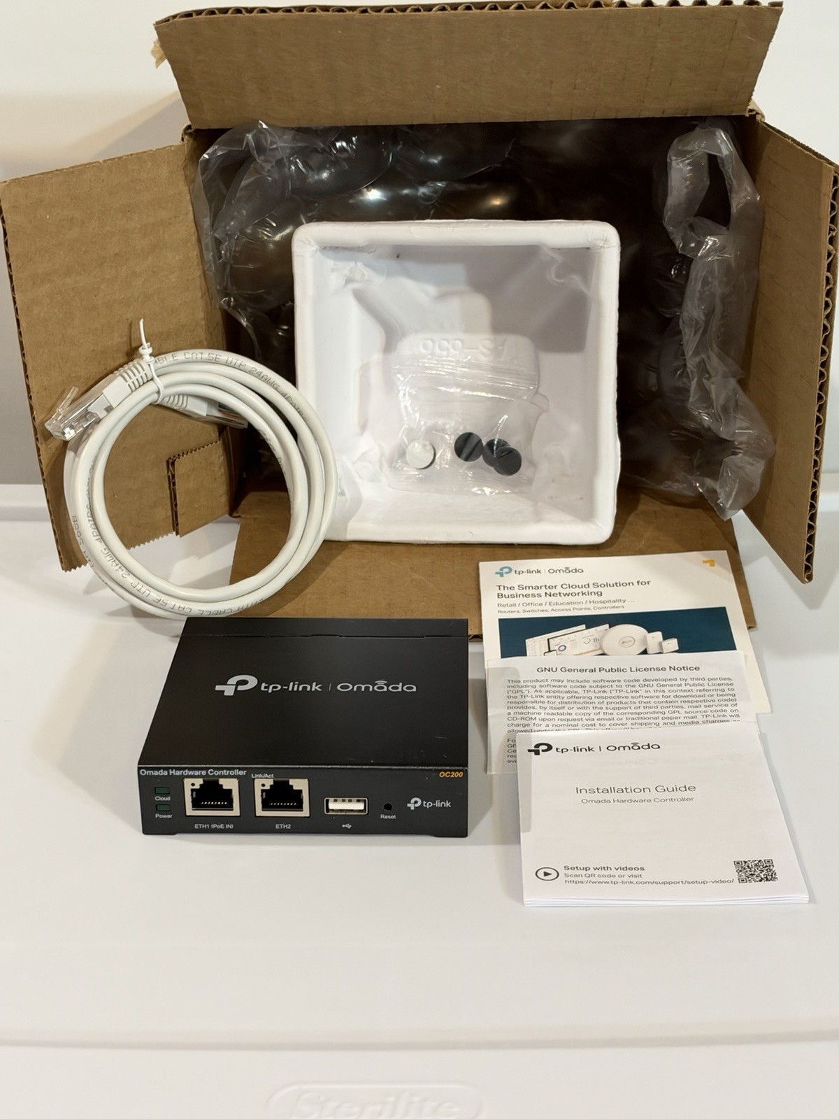 TP-Link Omada OC200 Hardware Controller SDN Cloud Control PoE Or Micro USB USB A