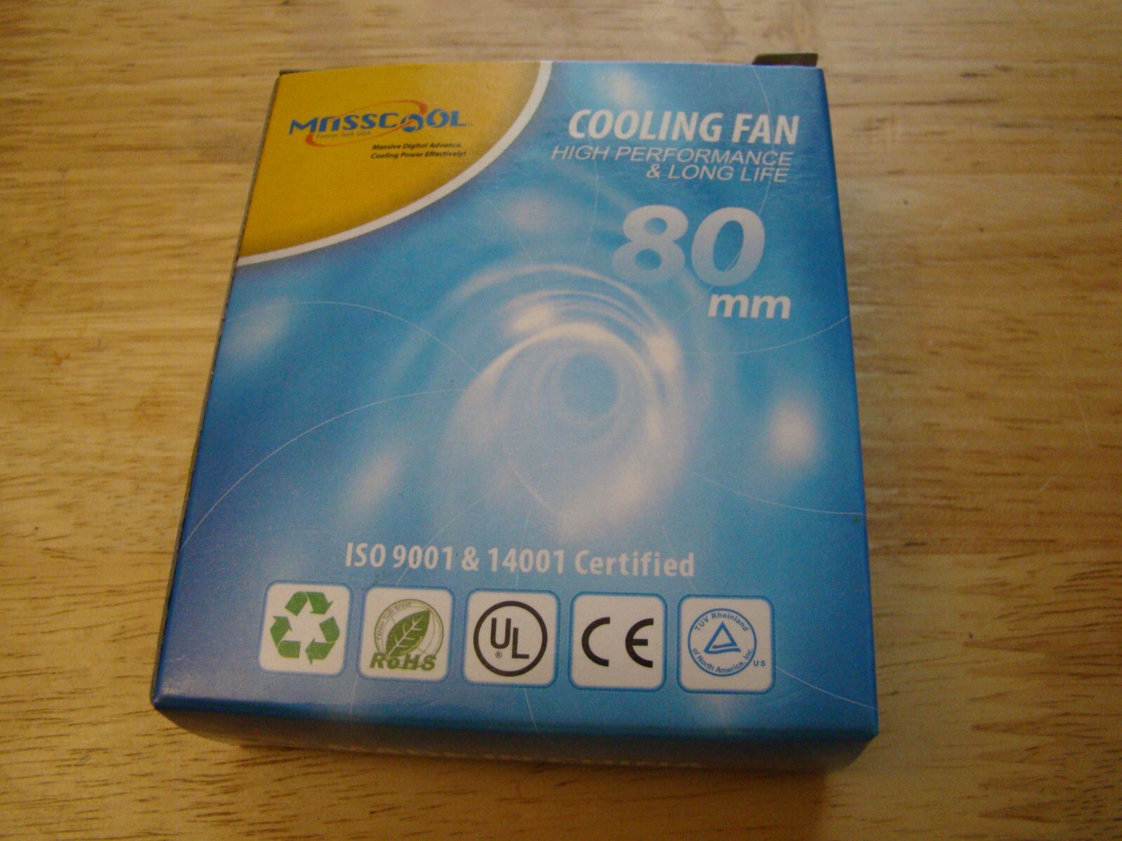 MASSCOOL FD08025S1M3/4, 80mm Cooling 3pin /4-Pin PSU Connector Fan
