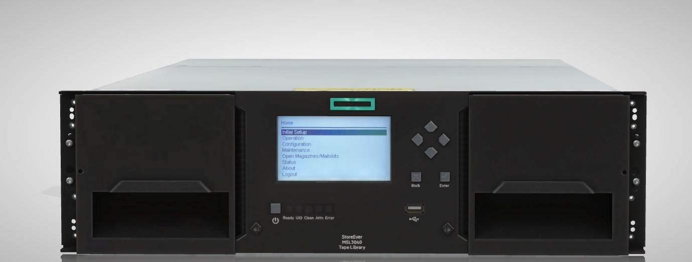 HPE StoreEver MSL3040 2x LTO-8 Ultrium 30750  Storage Auto Loader Tape Library