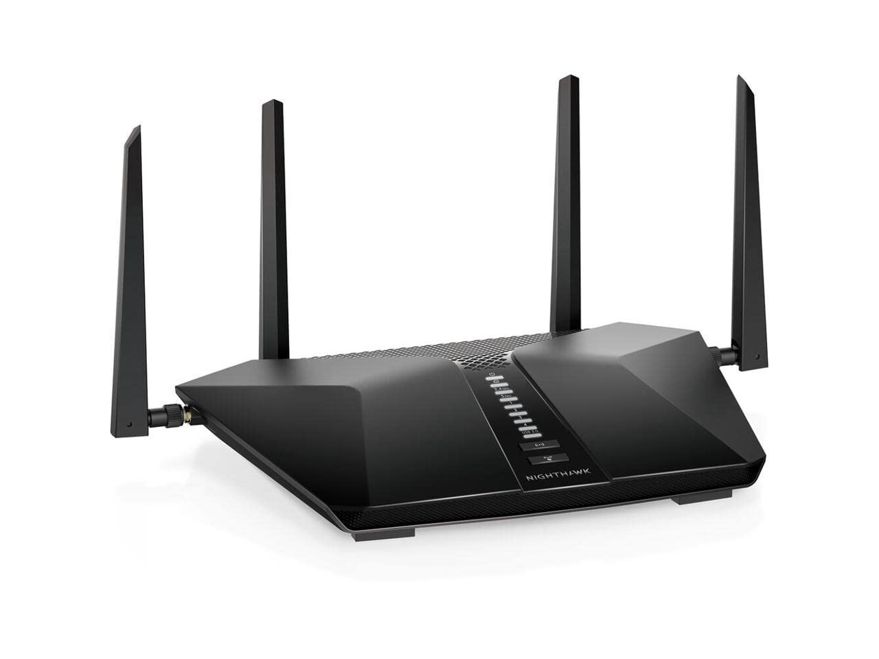 NETGEAR Nighthawk 6-Stream AX5400 WiFi 6 25.4 cm x 76.2 x 10.2 cm, Black