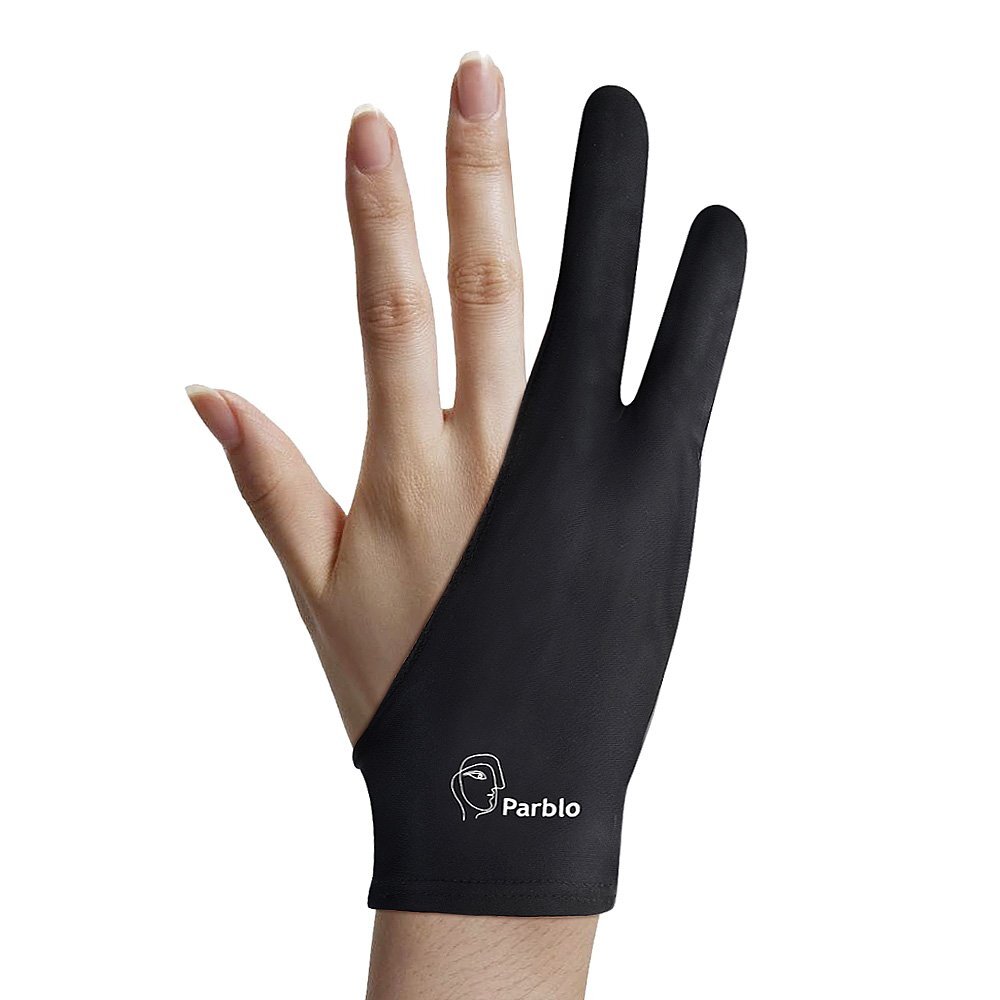  Pr-01 Two-finger Artist Glove For Graphics Drawing Tablet,digital Drawing